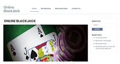 Desktop Screenshot of online-blackjack-j.info